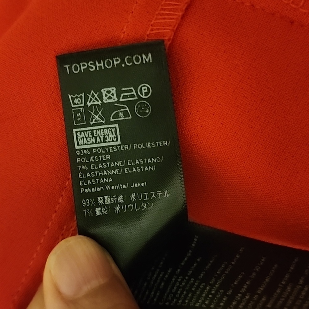 TopShop Ruffle Crop Jacket - Picture 8 of 8